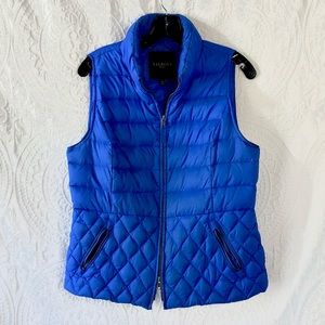 Talbots Blue Puffer Vest